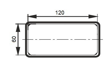 Соединитель-муфта ERA 612СКП 120х60 мм пластиковый