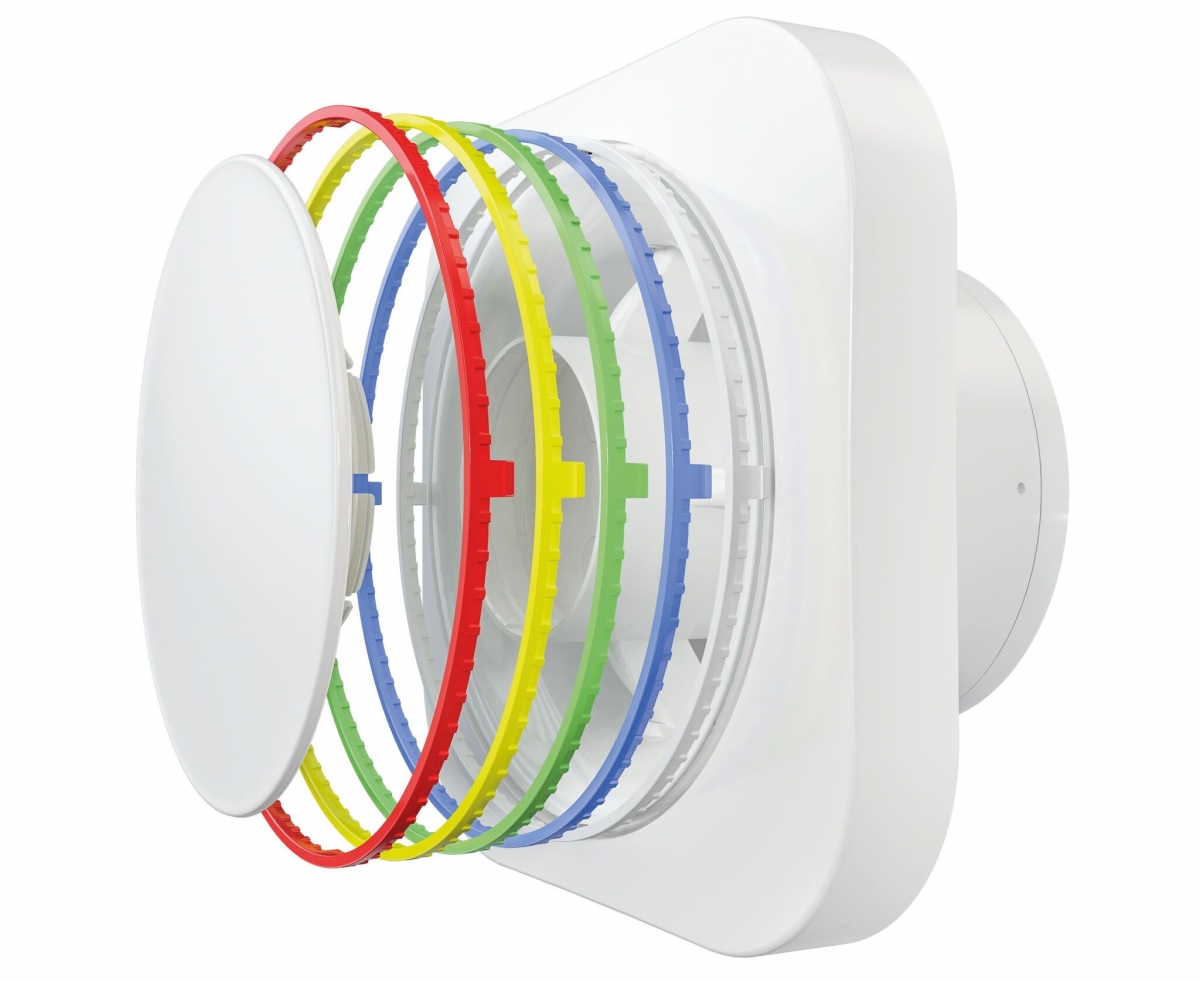 Вентилятор накладной ERA DISC 5 BB d125 (двигатель на шарикоподшипниках)