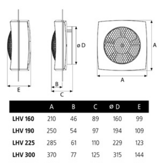 Вентилятор оконный Cata LHV 190