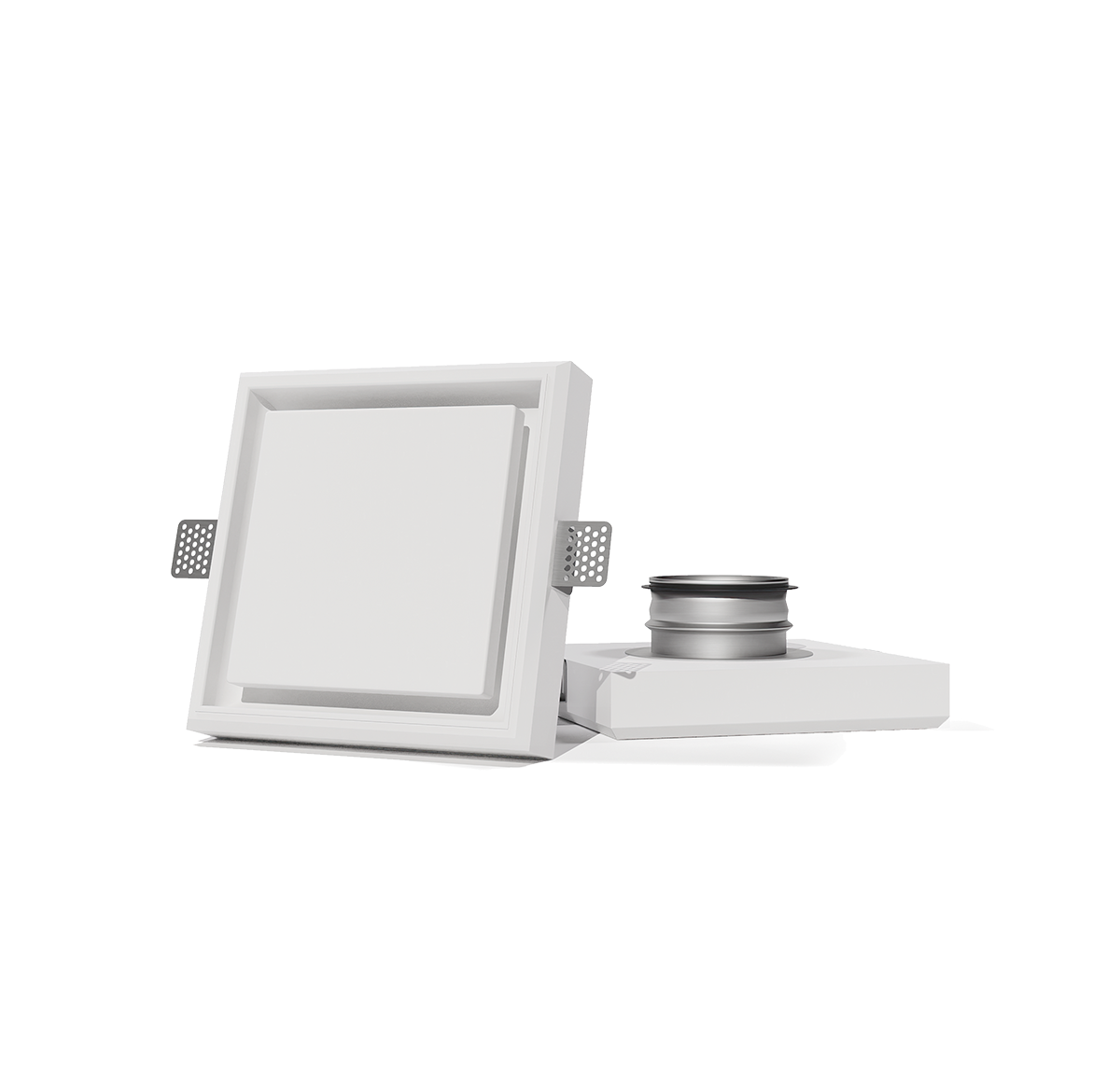 Диффузор под покраску скрытого монтажа SECRET SOFT FRAME D160мм