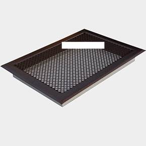 Вентиляционная решётка стальная 38 дл (порошковая краска)