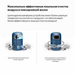 Мини-очиститель воздуха ROBA-01, red