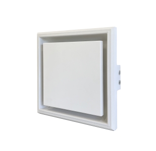 Диффузор под покраску скрытого монтажа SECRET FRAME 125/150 с приточно-вытяжным вентилятором